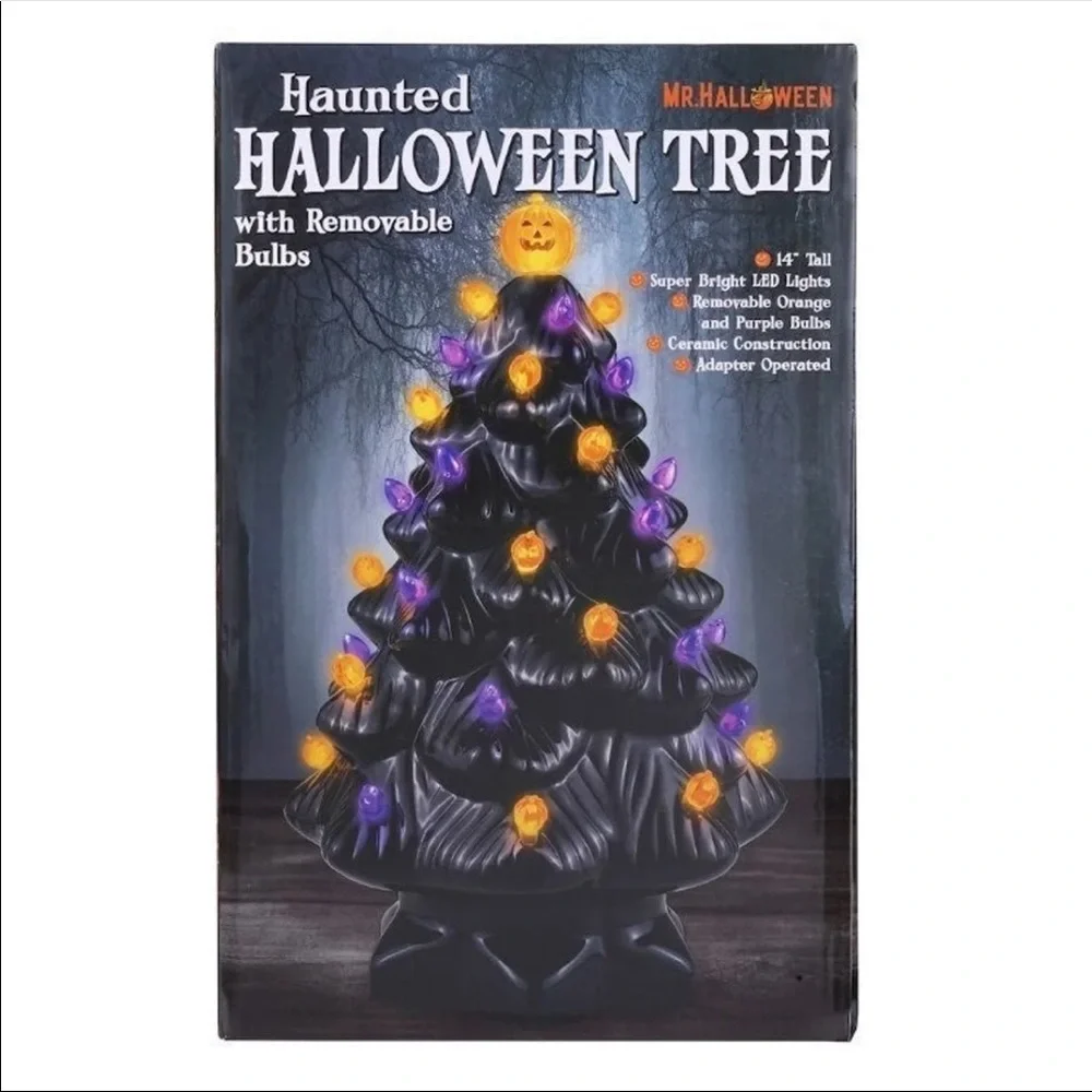 Mr. Halloween Ceramic Tree
